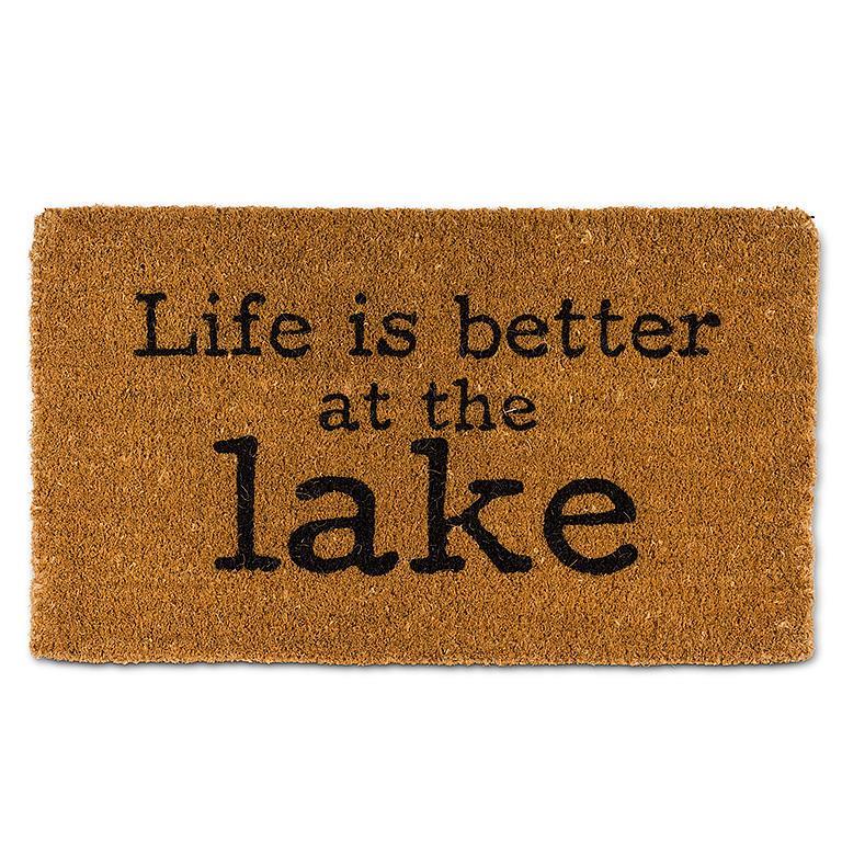 Life is Better at the Lake Doormat  18x30&quot;L
