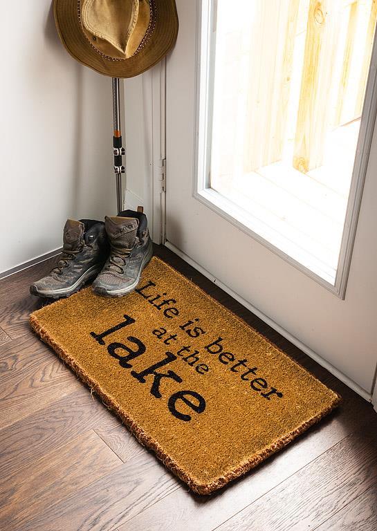 Life is Better at the Lake Doormat  18x30&quot;L