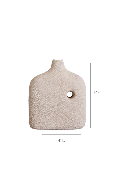 Milos Vase Cream