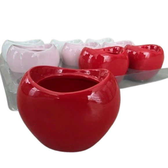 Heart Trio Ceramic small pot