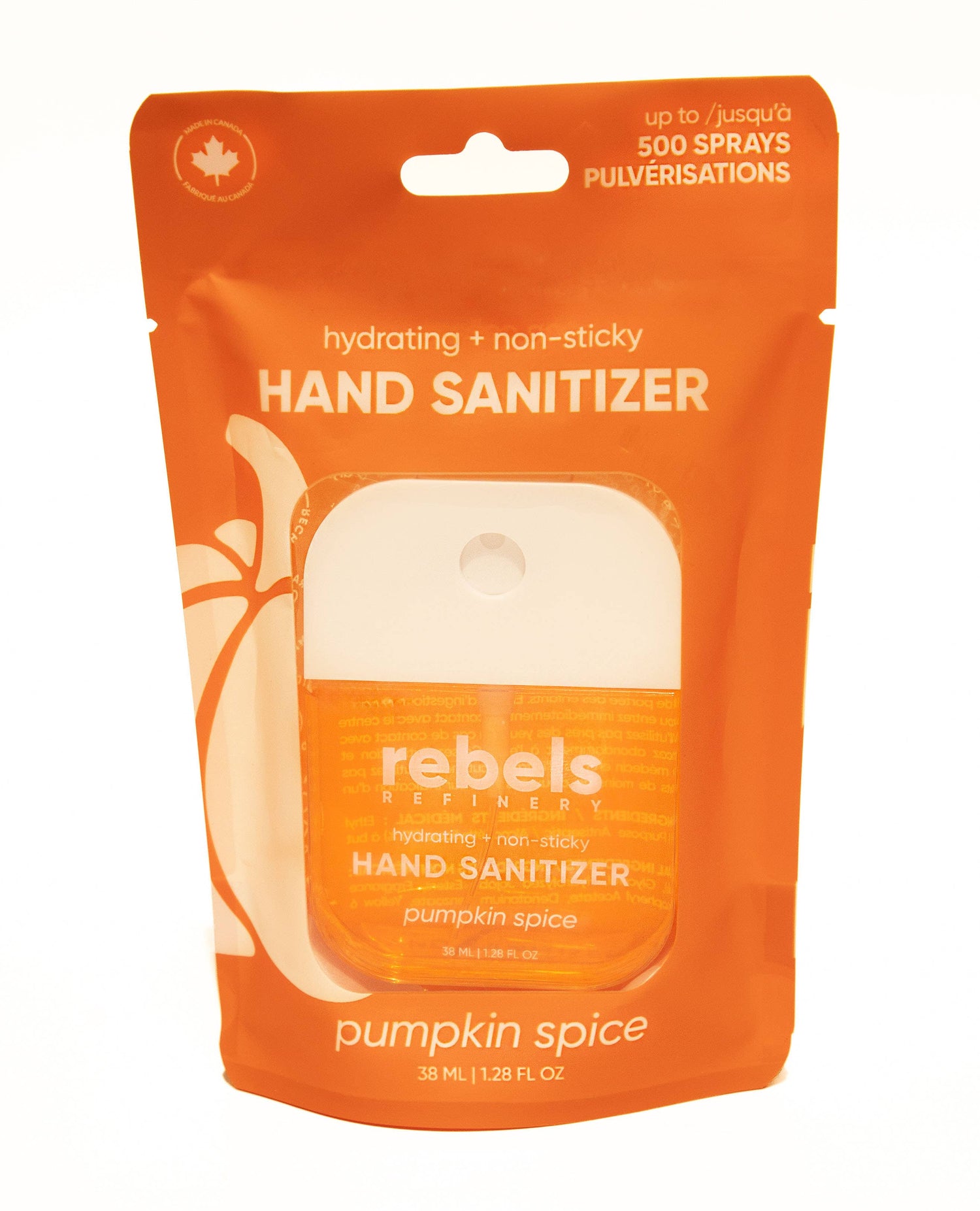 Pumpkin Spice Pocket Hand Sanitizer
