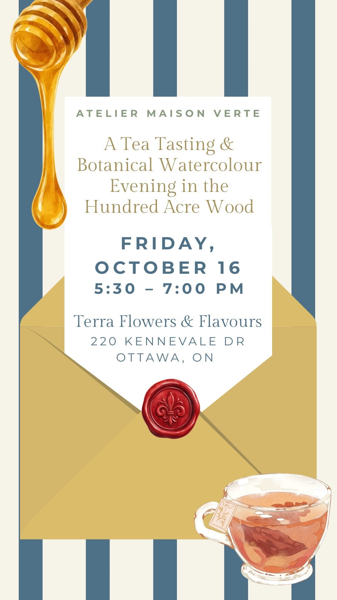 A Tea Tasting &amp; Botanical Watercolour-Oct 16