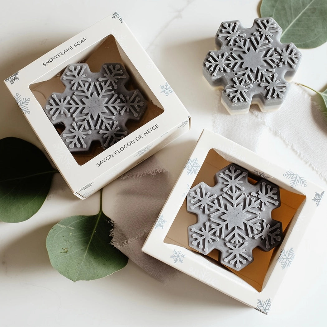 Snowflake Soap Stacks