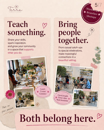 Your Idea. Your Gathering. Our Space.