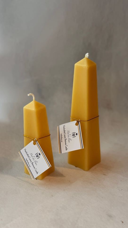 Beeswax Obelisk Candle