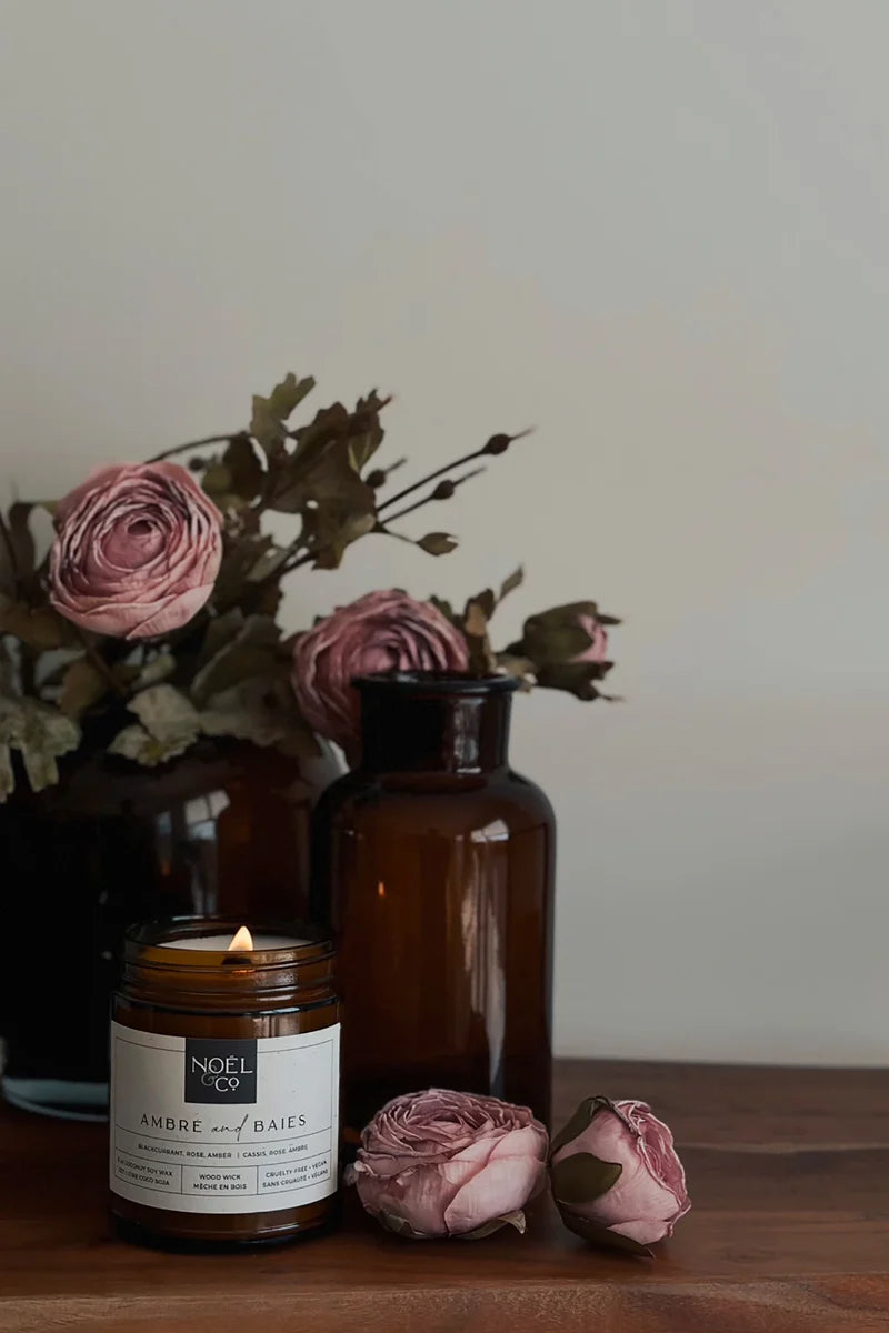 [Ambré &amp; Baies] Soy &amp; Coconut wax Candle