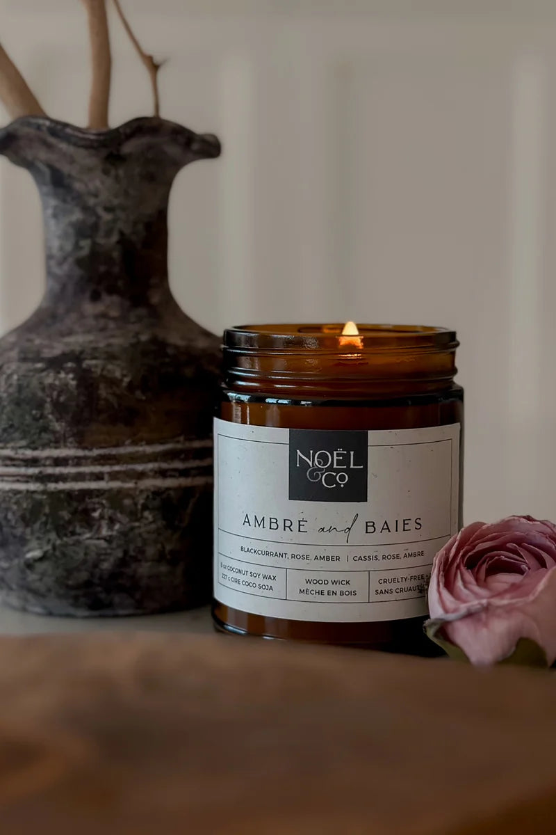 [Ambré &amp; Baies] Soy &amp; Coconut wax Candle