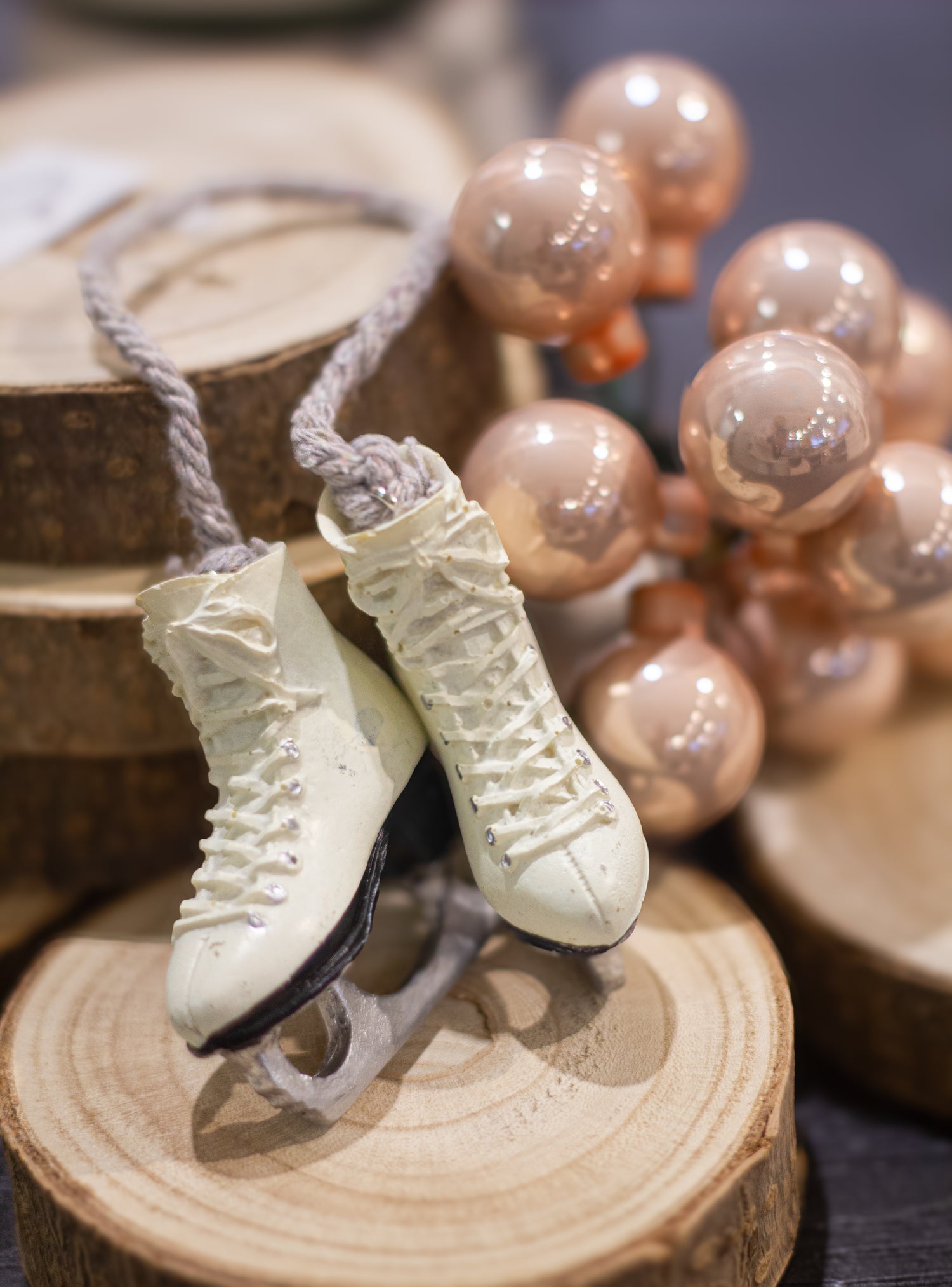 Pair Ivory Figure Skates