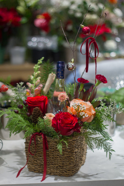 Bloom &amp; Bottle Arrangement