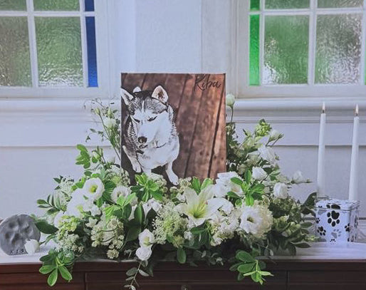 Forever in Our Hearts Pet Memorial Arrangement