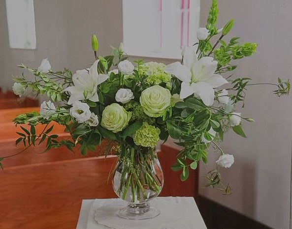 Luminous Peace Vase Arrangement