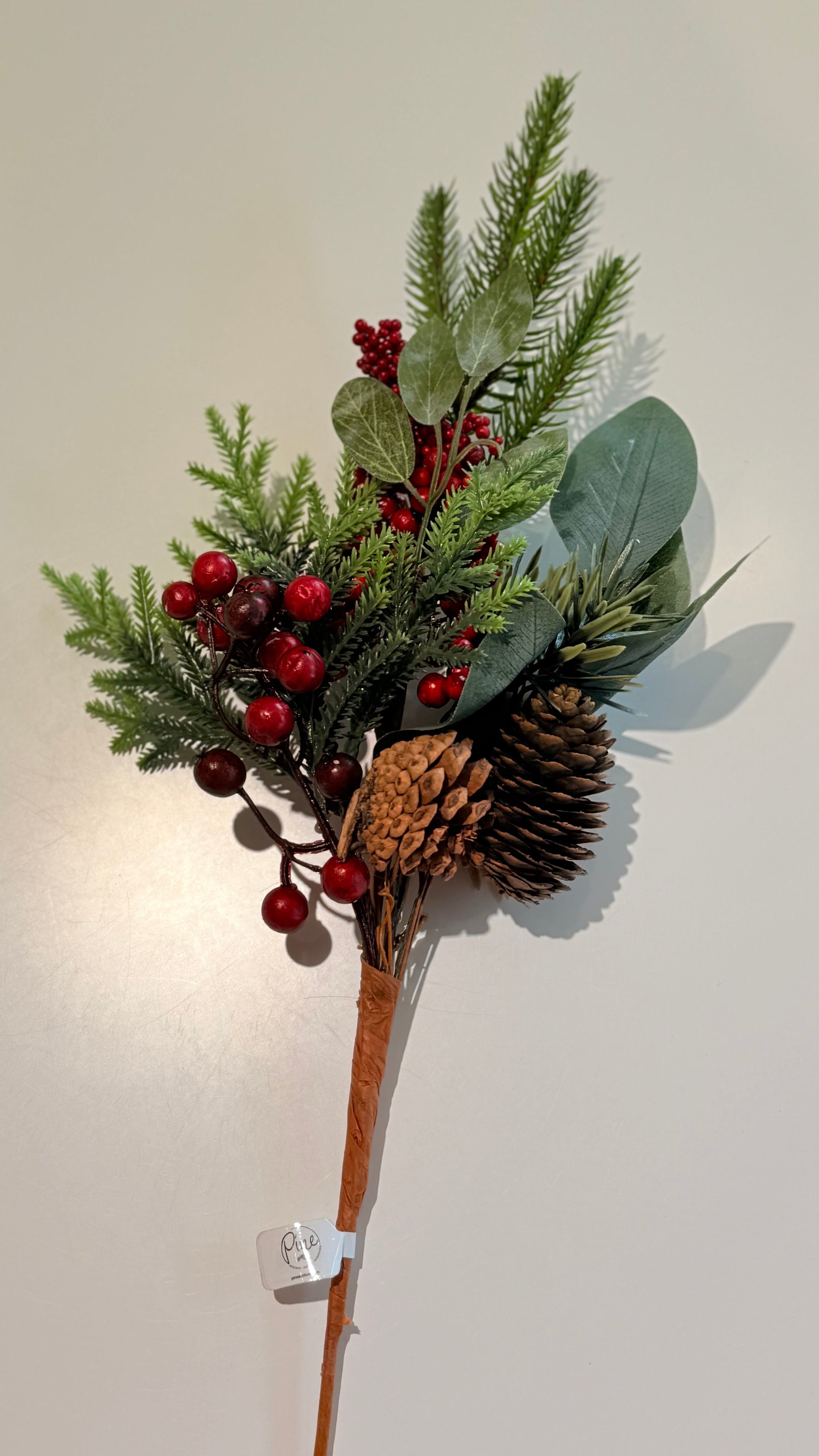 GARLAND BERRIES/PCONES GOLD