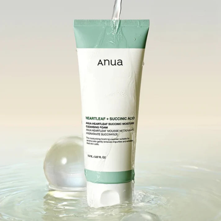 ANUA ++ Heartleaf Succinic Moisture Cleansing Foam 150 ml