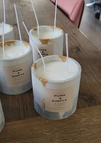 Organic Soy Wax Candle Workshop with Magdalena