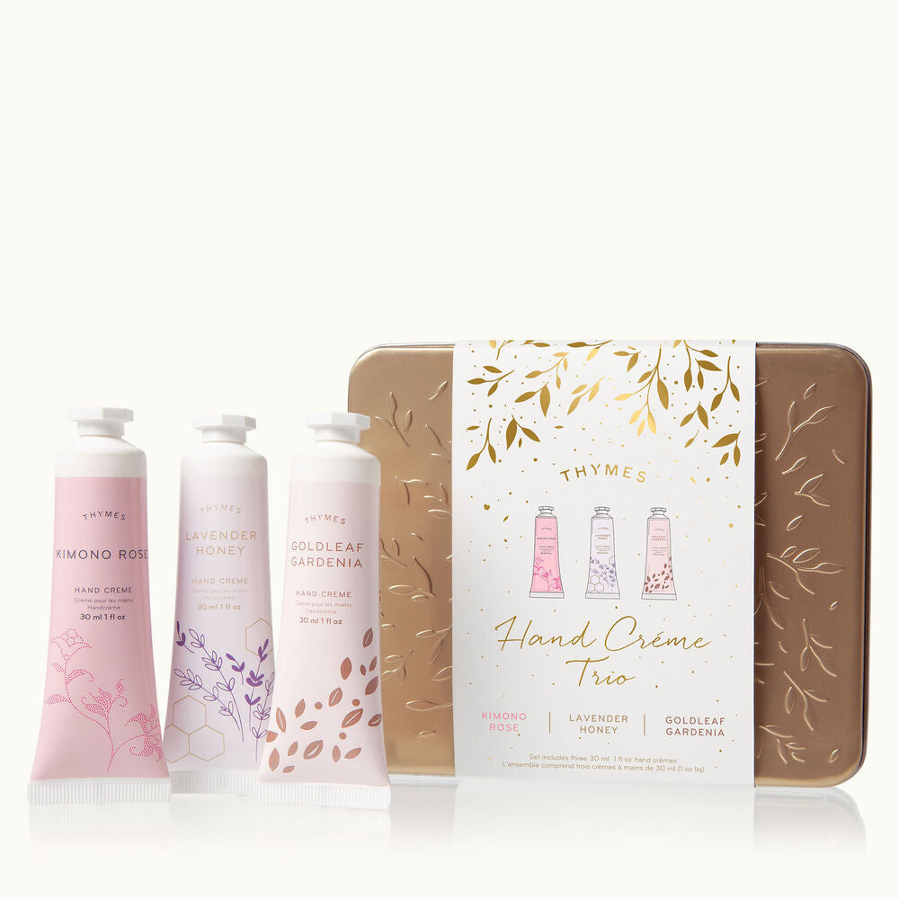 Kimono Rose, Lavender Honey &amp; Goldleaf Gardenia Hand Cream Trio