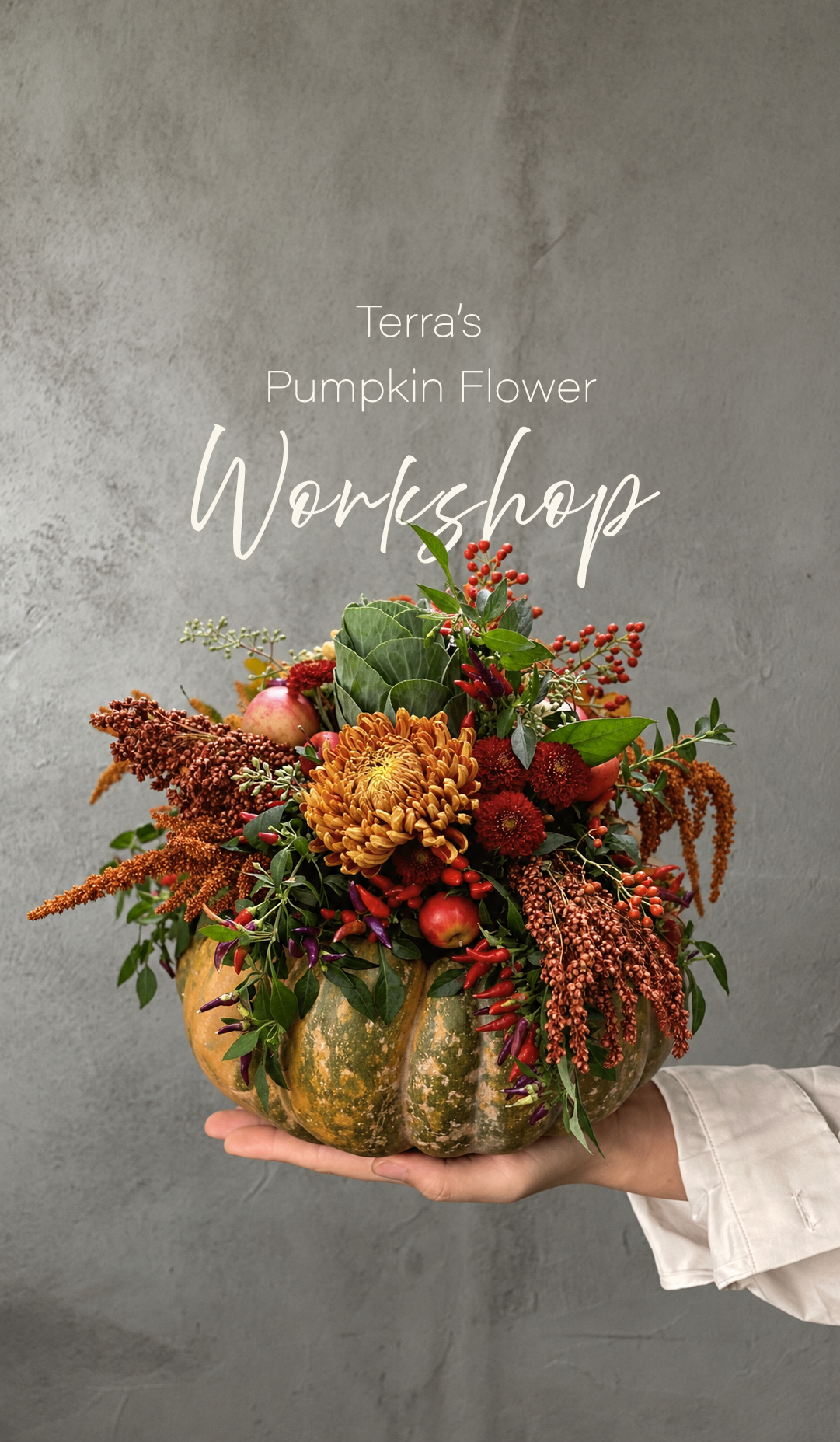 Pumpkin Flower Workshop-October 9