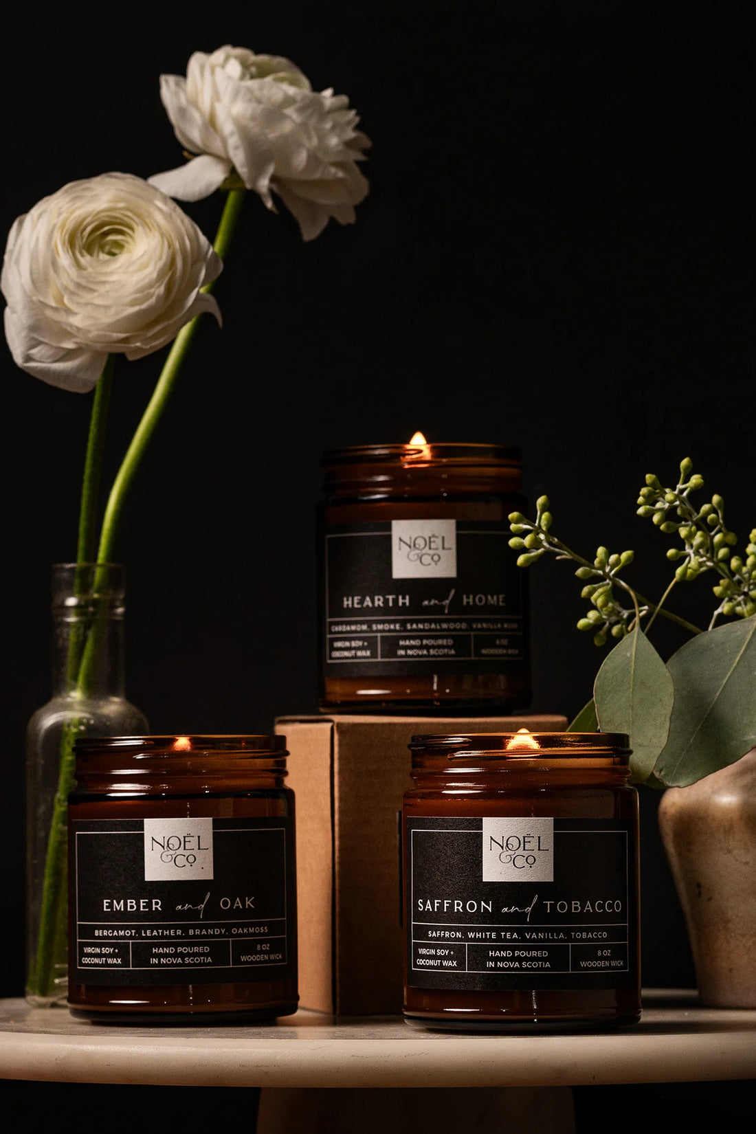 Saffron Tobacco candle — Terra Plants Ottawa — rich aromatic home scent