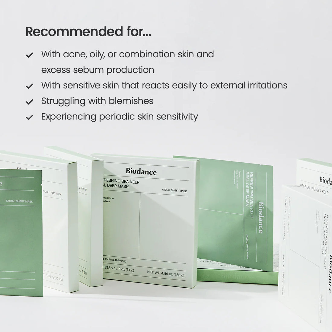 BIODANCE Refreshing Sea Kelp Real Deep Mask 1 box / 4ea