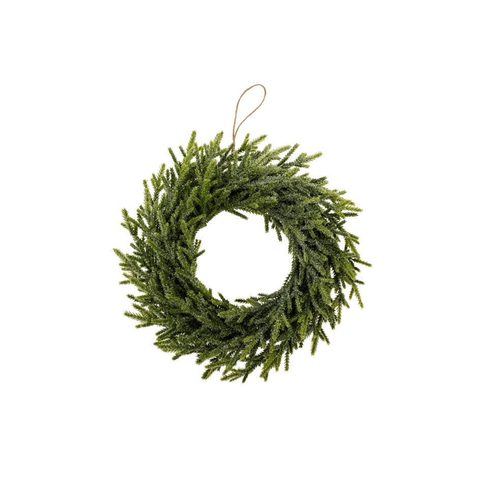 Small Frosted Fir Wreath