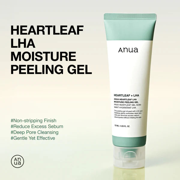 ANUA ++ Heartleaf LHA Moisture Peeling Gel 120 ml