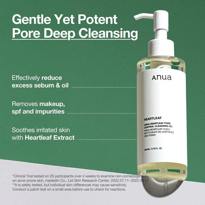 ANUA ++ Heartleaf Pore Control Cleansing Oil 200ml