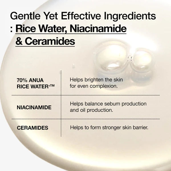 ANUA ++ Rice 70 Glow Milky Toner 250ml