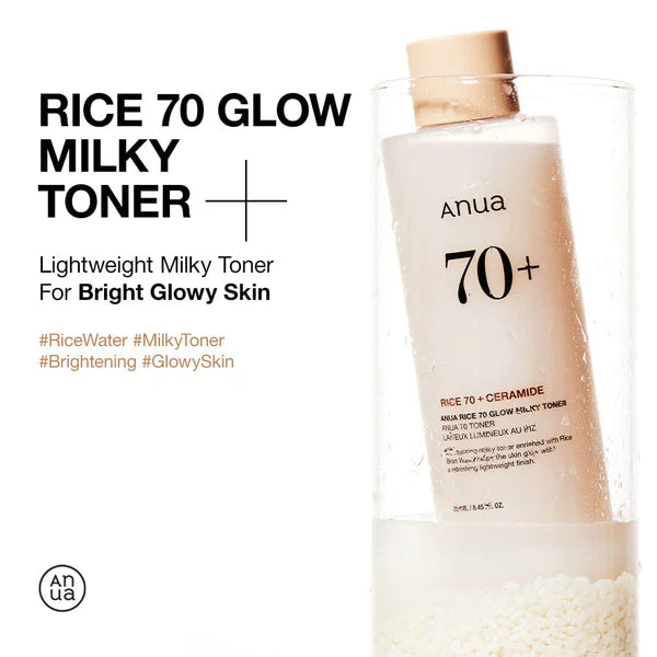 ANUA ++ Rice 70 Glow Milky Toner 250ml