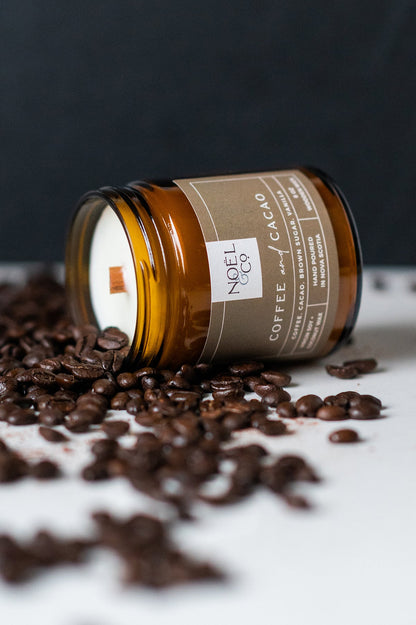 [COFFEE &amp; CACAO]Soy &amp; Coconut wax Candle