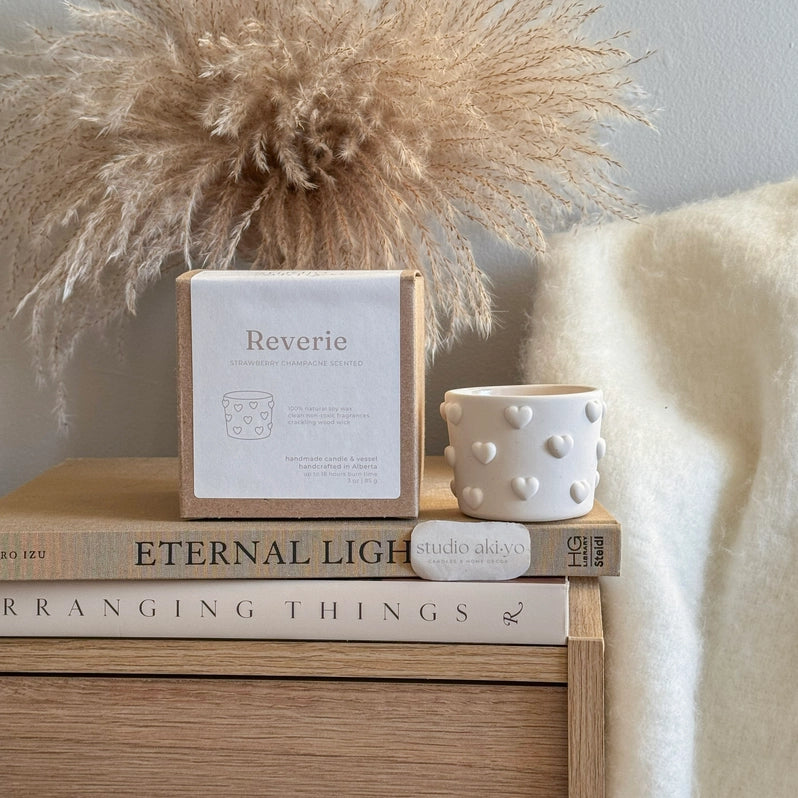 Reverie Soy Candle | Strawberry Champagne | Valentine Gift