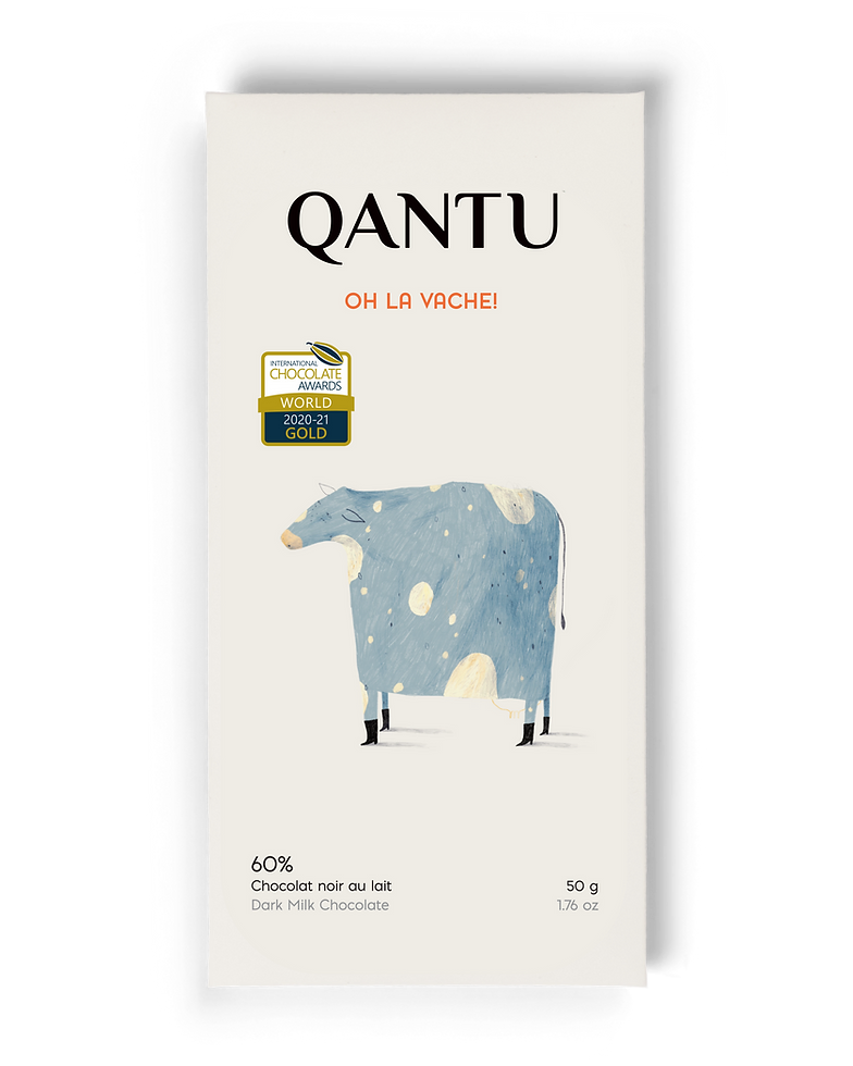 QANTU Oh la vache! Dark Milk 60% Cacao - Piura