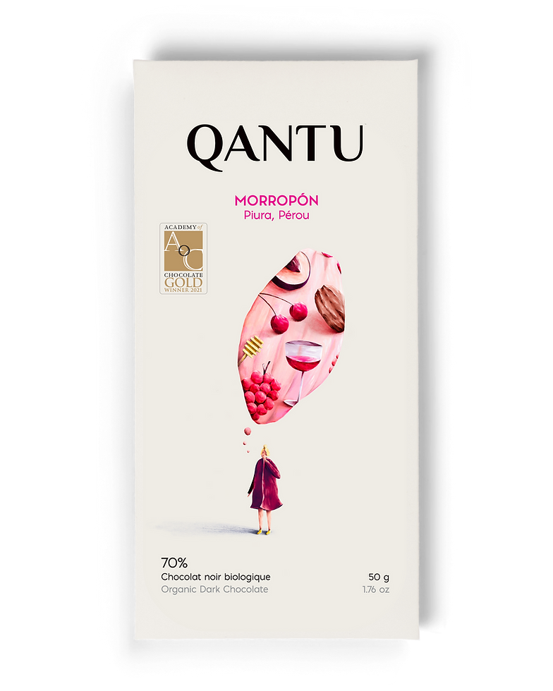 QANTU Dark Chocolate - MORROPON 70% Cacao