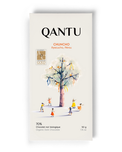 QANTU Dark Chocolate Bar - CHUNCHO 70%