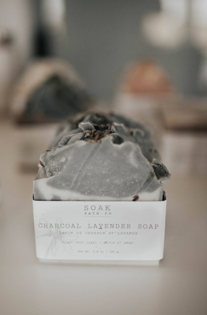 Charcoal Lavender Soap