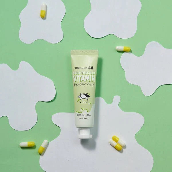 KWAILNARA Brightening Milk Vitamin Hand &amp; Nail Cream 30g