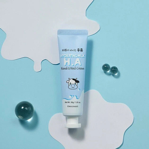 KWAILNARA Hydrating Milk H.A Hand &amp; Nail Cream 30g