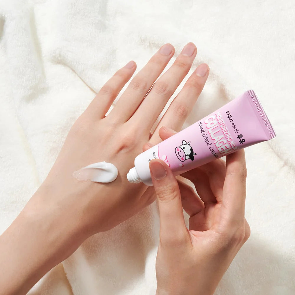 KWAILNARA Moisturizing Milk Collagen Hand &amp; Nail Cream 30g