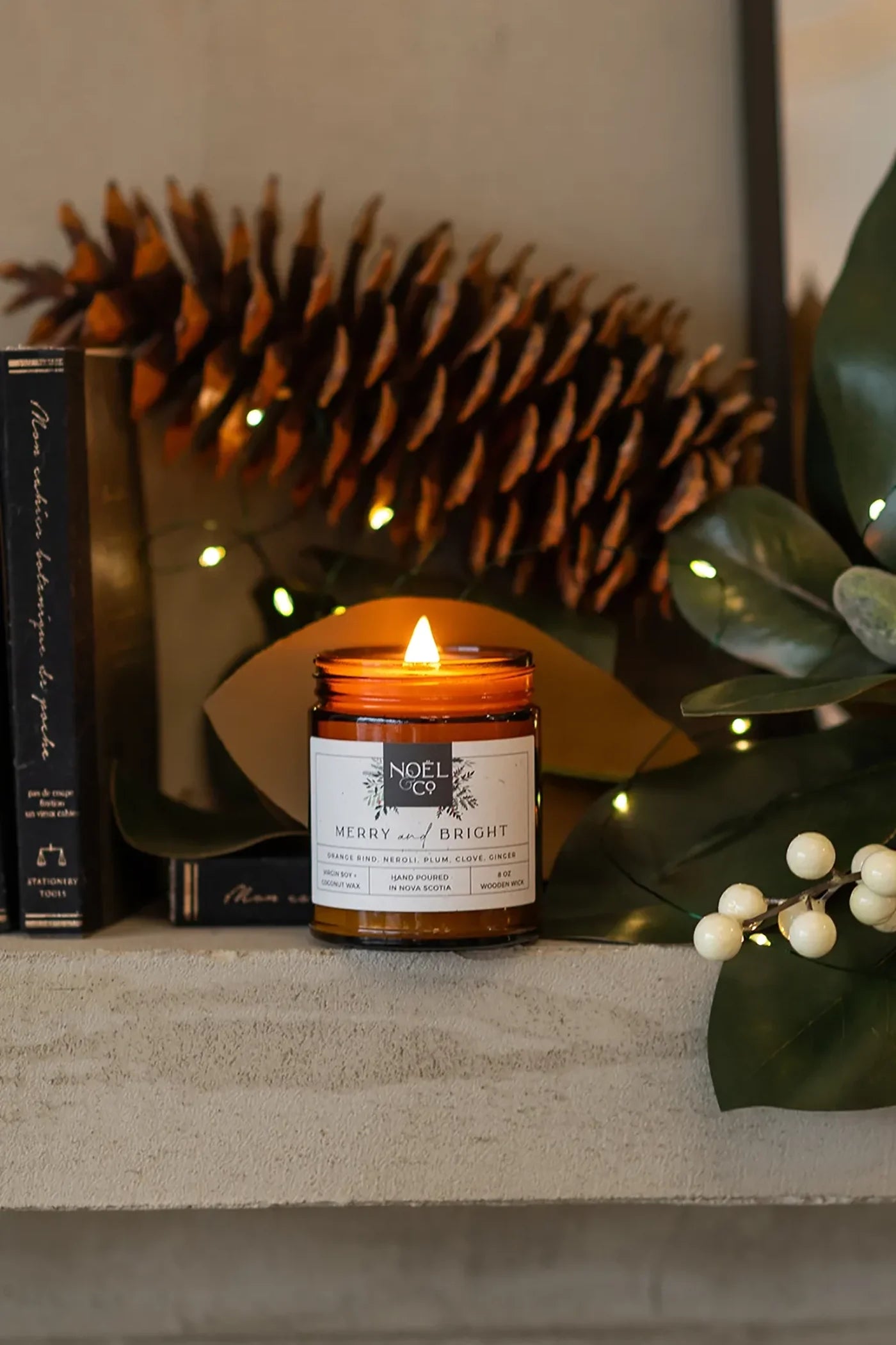 [MERRY &amp; BRIGHT]Soy &amp; Coconut wax Candle