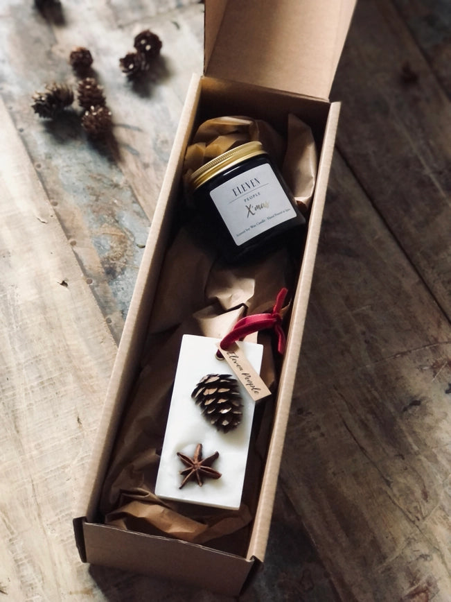 X-Mas Gift Pack Candle and Wax Bar