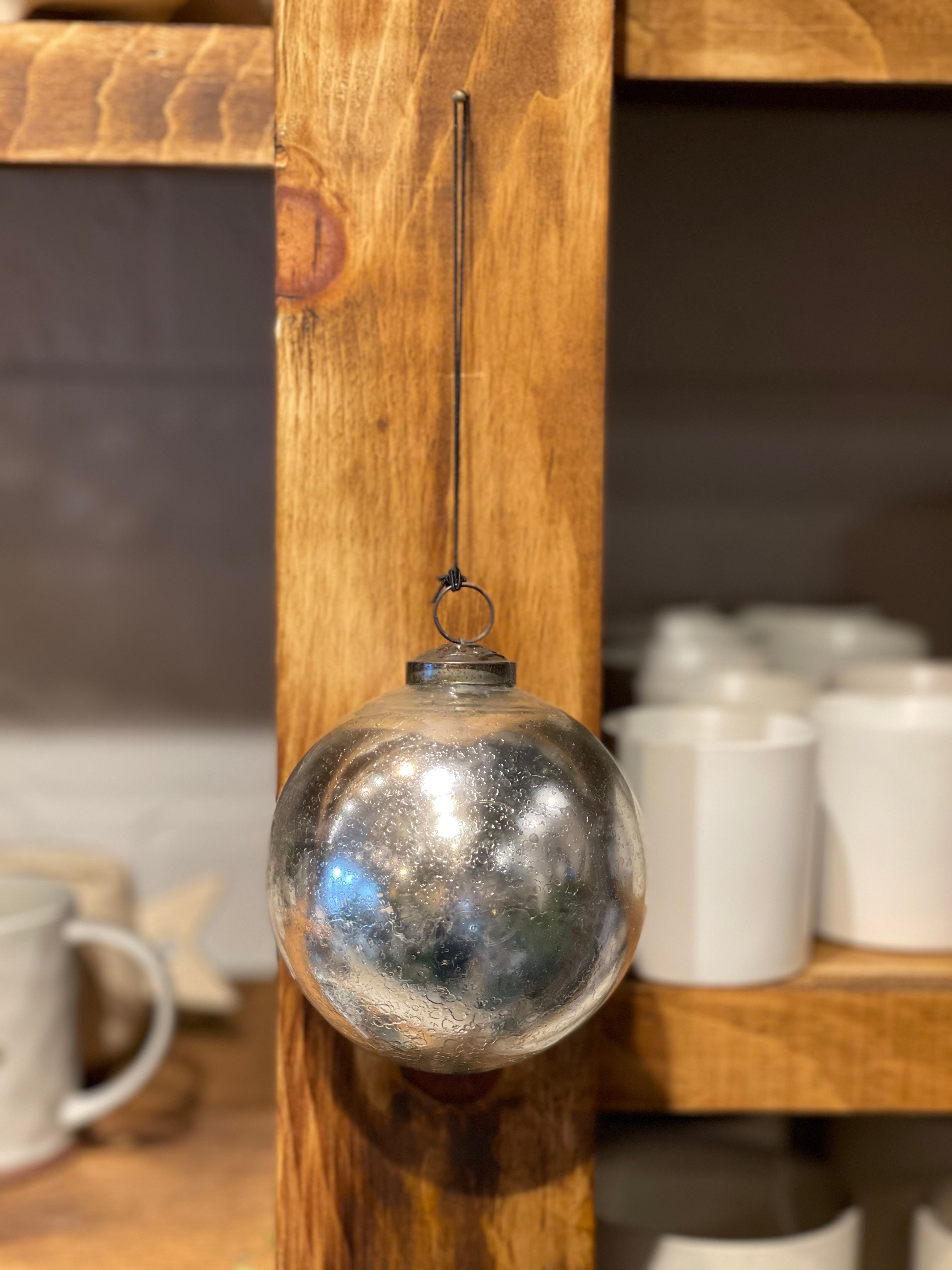 Silver Ball Ornament