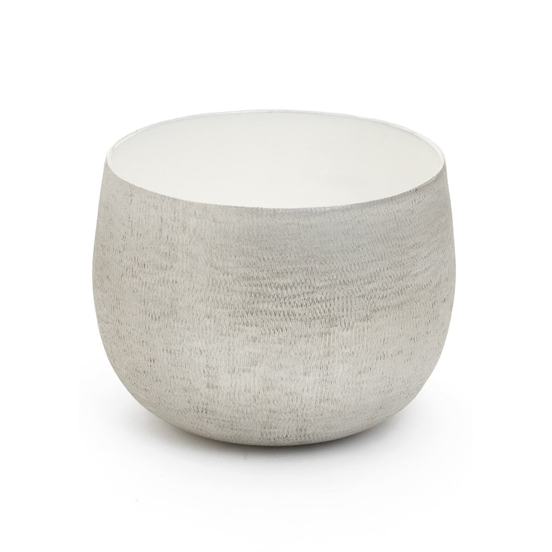 Iron Pot ENA finish white 6"x5"