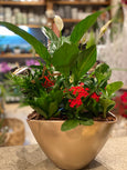Holiday Tropical planter Large