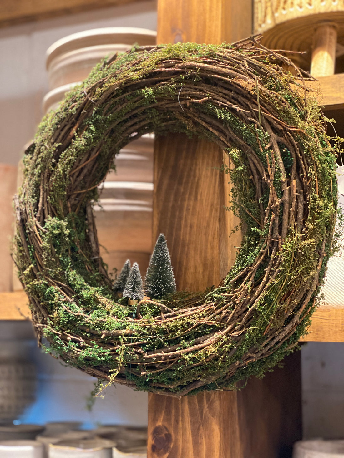 Underbrush Wreath with Tree