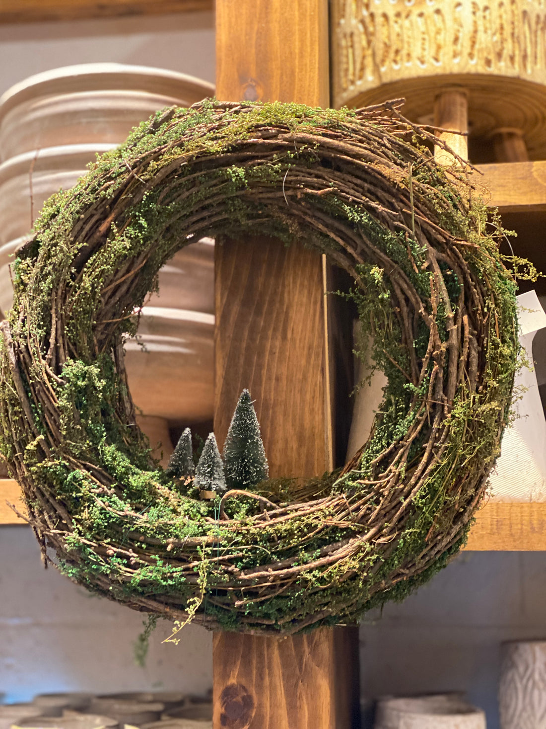 Underbrush Wreath with Tree