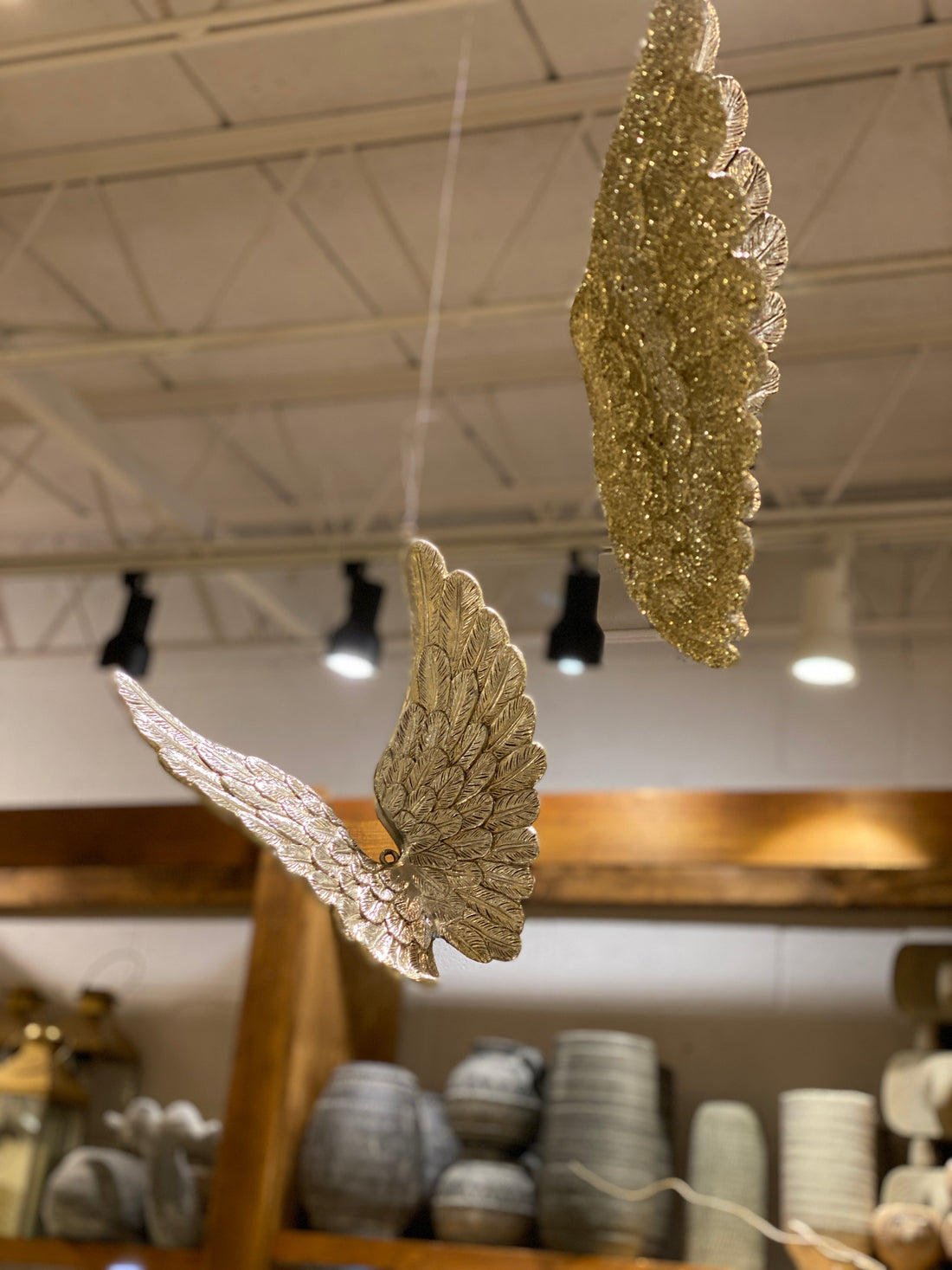 10" Angel Wings Ornament