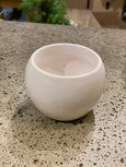 2.5" White Ceramic pot