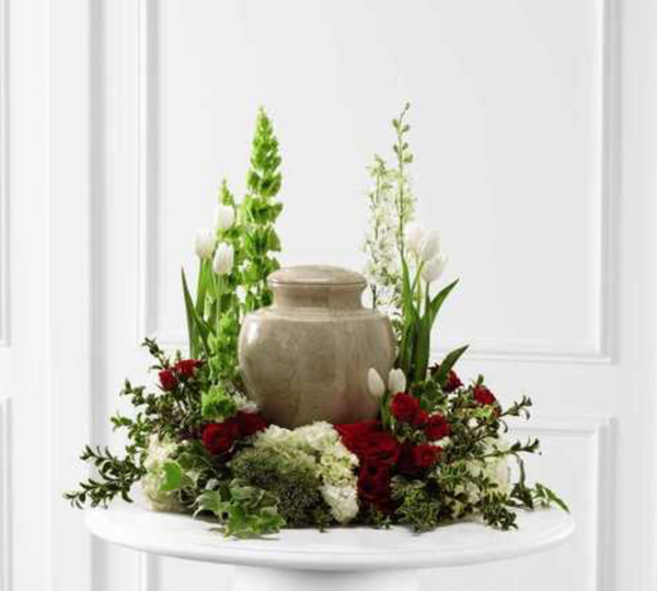 Cremation Flower arrangement