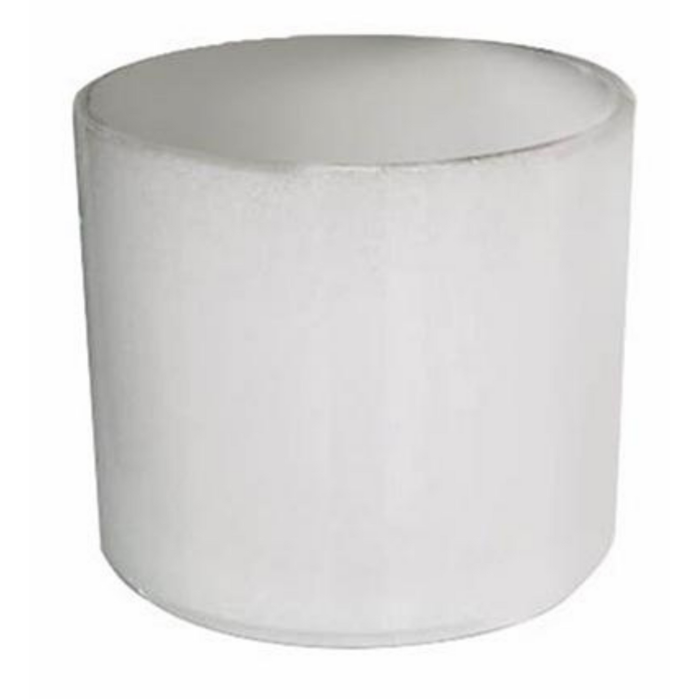 Pillar pot in matte white