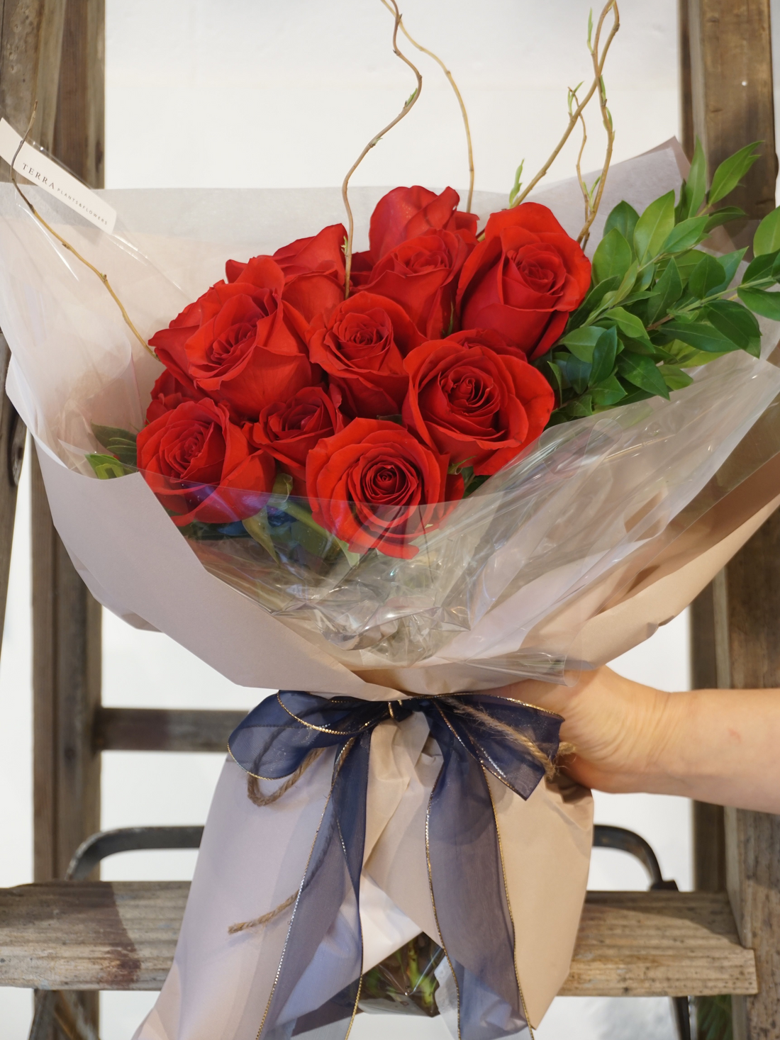 Two Dozen Red Rose Bouquet