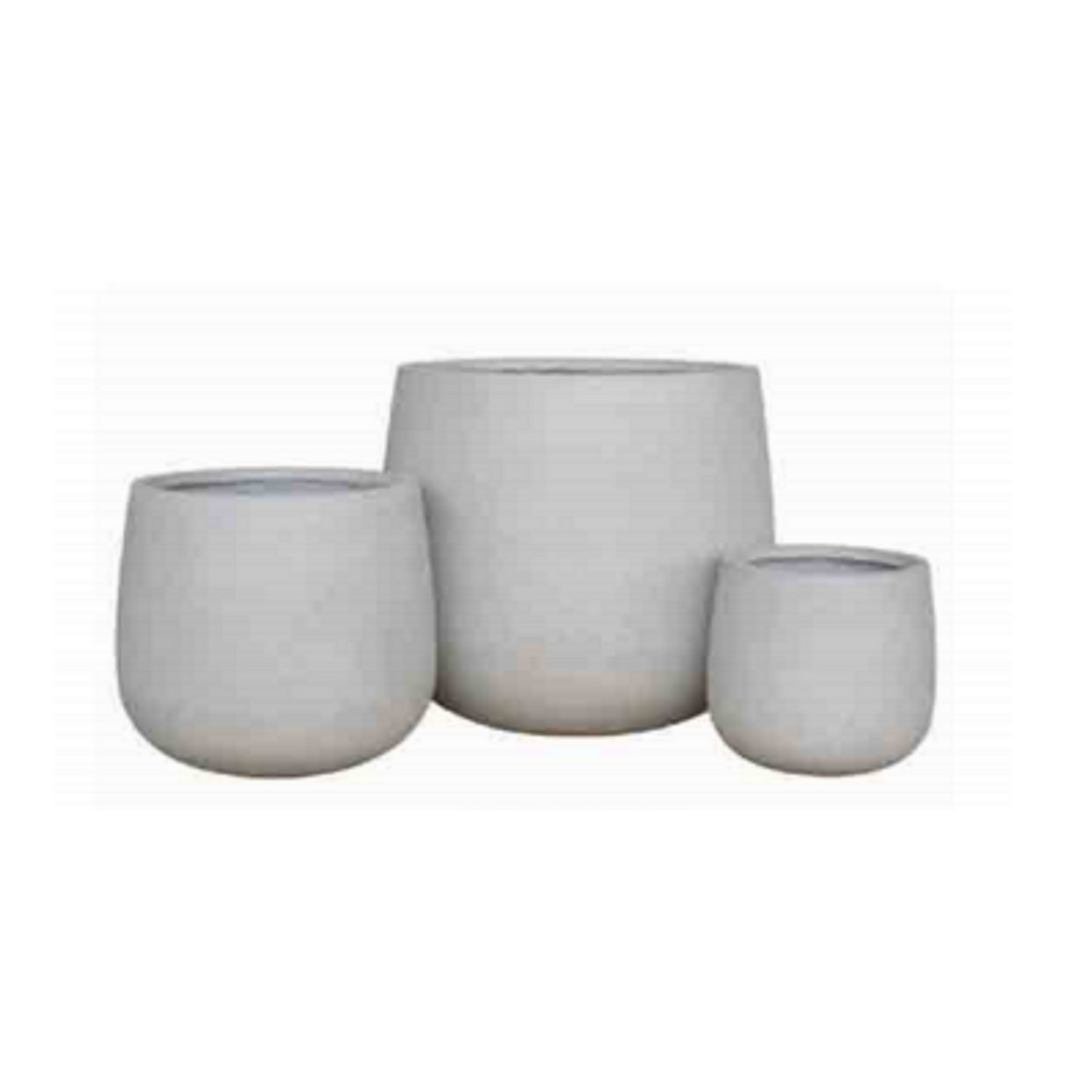 Ficonstone round outdoor pots