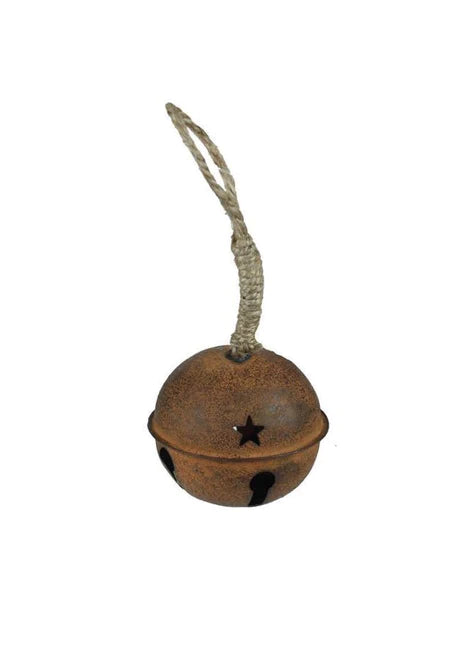 3.5&quot; Antique Rust Jingle Bell